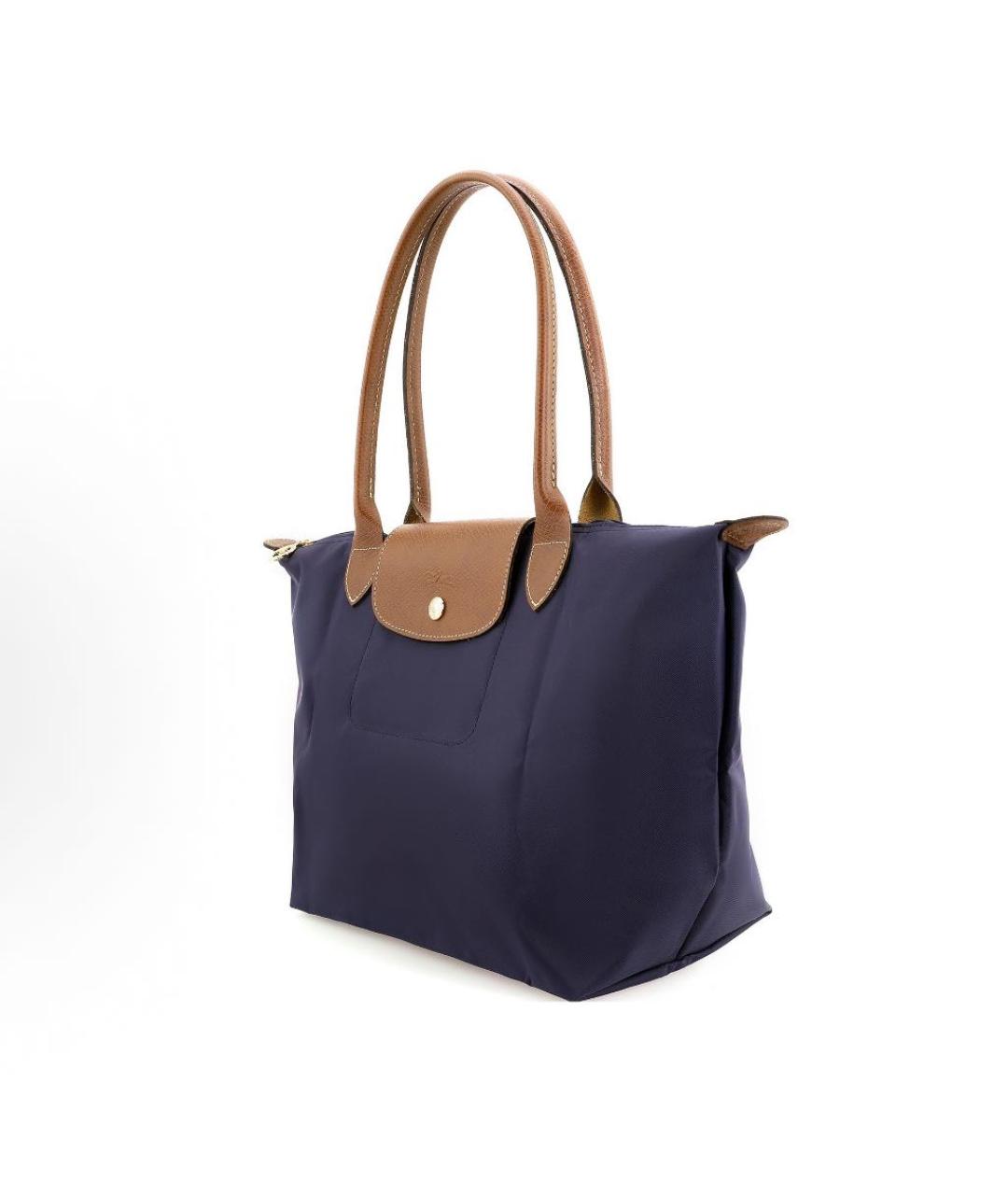 LONGCHAMP Темно-синяя сумка тоут, фото 4