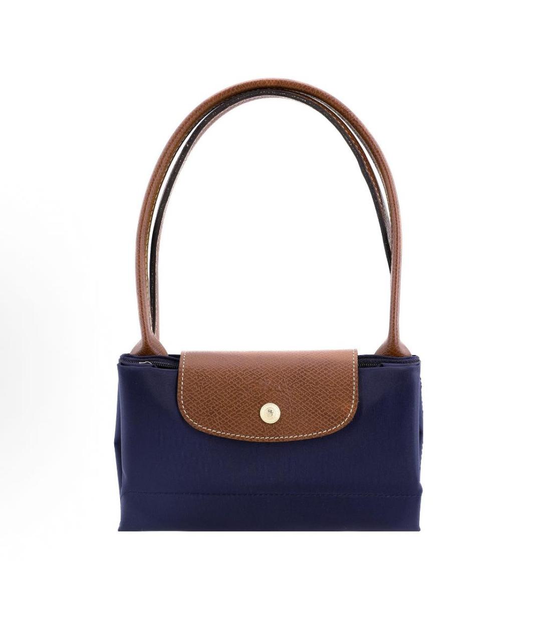 LONGCHAMP Темно-синяя сумка тоут, фото 2