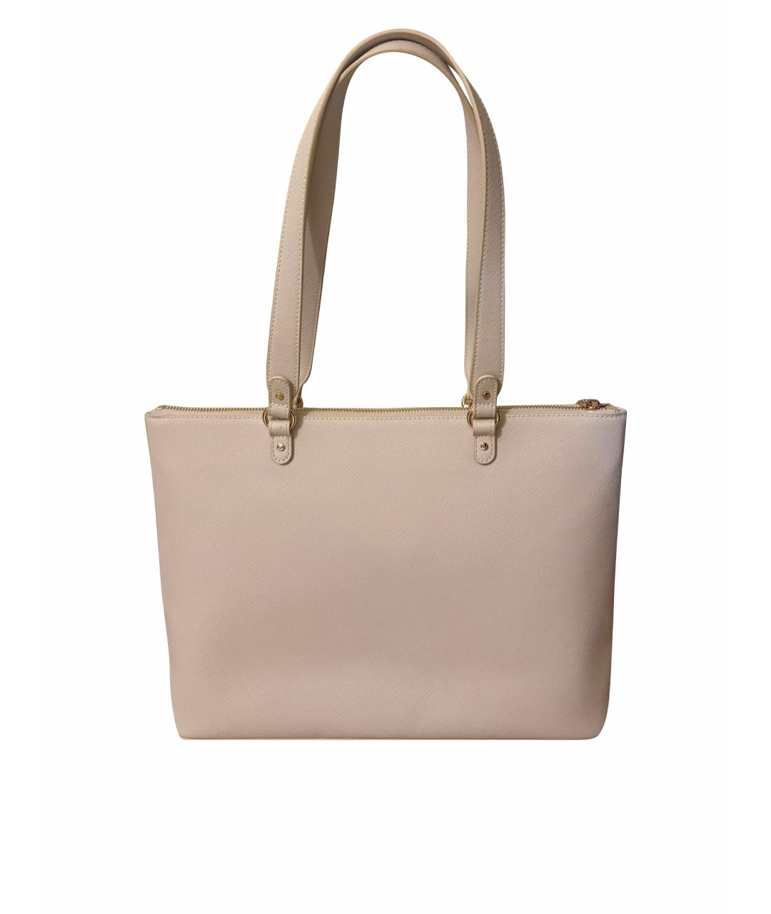 LIU JO Бежевая сумка тоут из искусственной кожи, фото 1