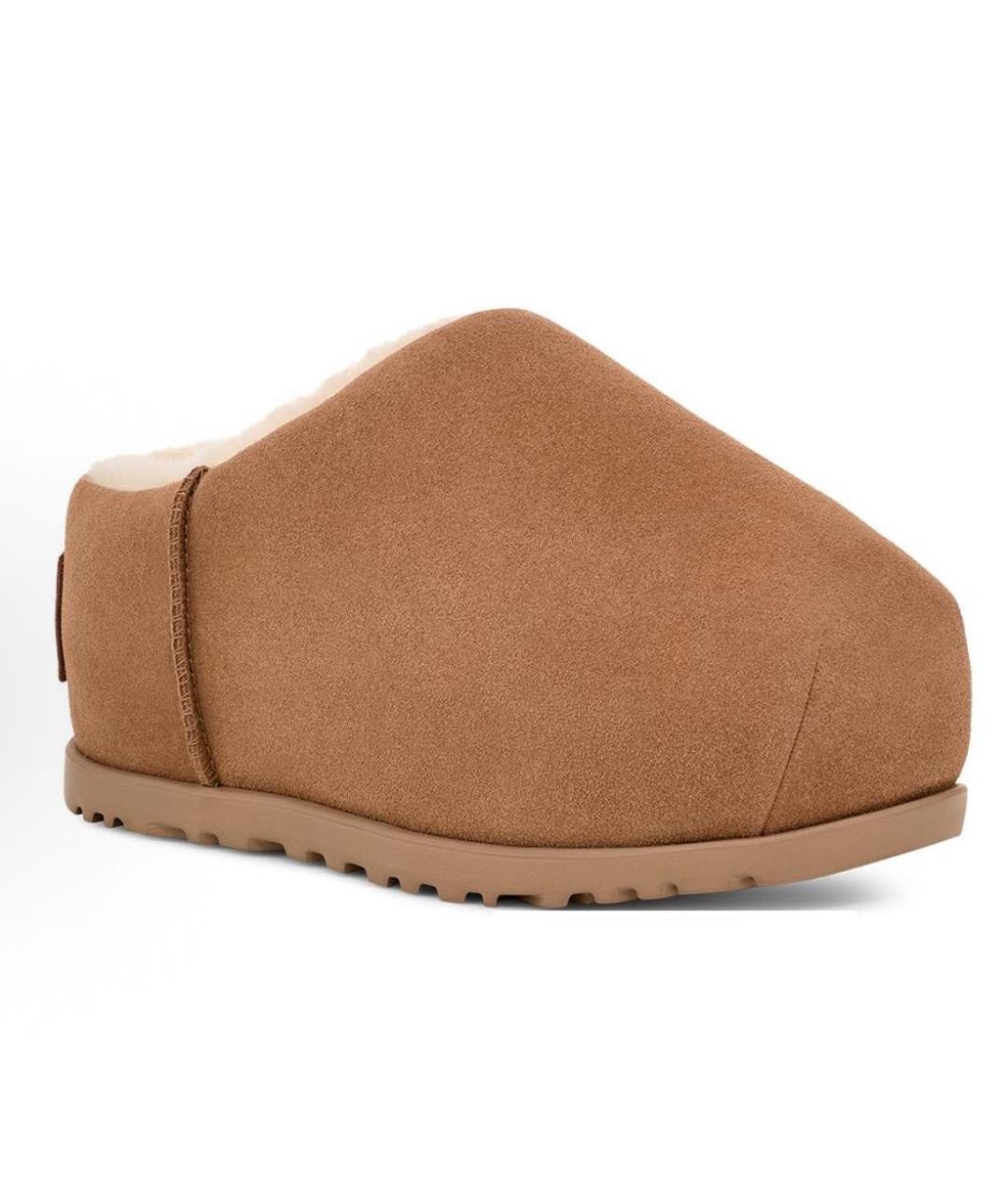 UGG AUSTRALIA Коричневые замшевые сабо, фото 2