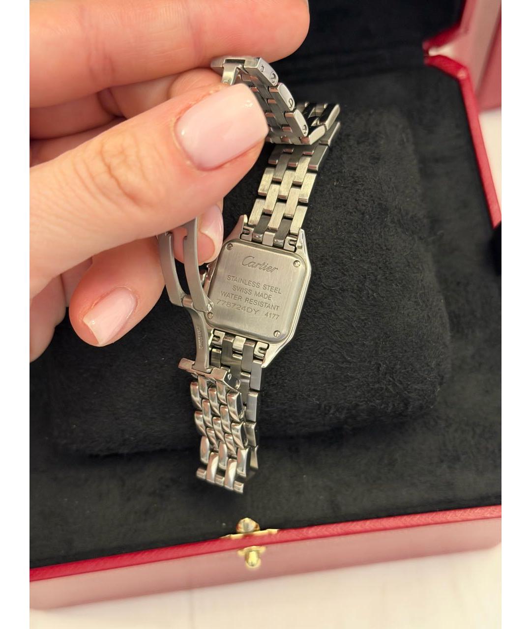 CARTIER Серебряные часы, фото 4