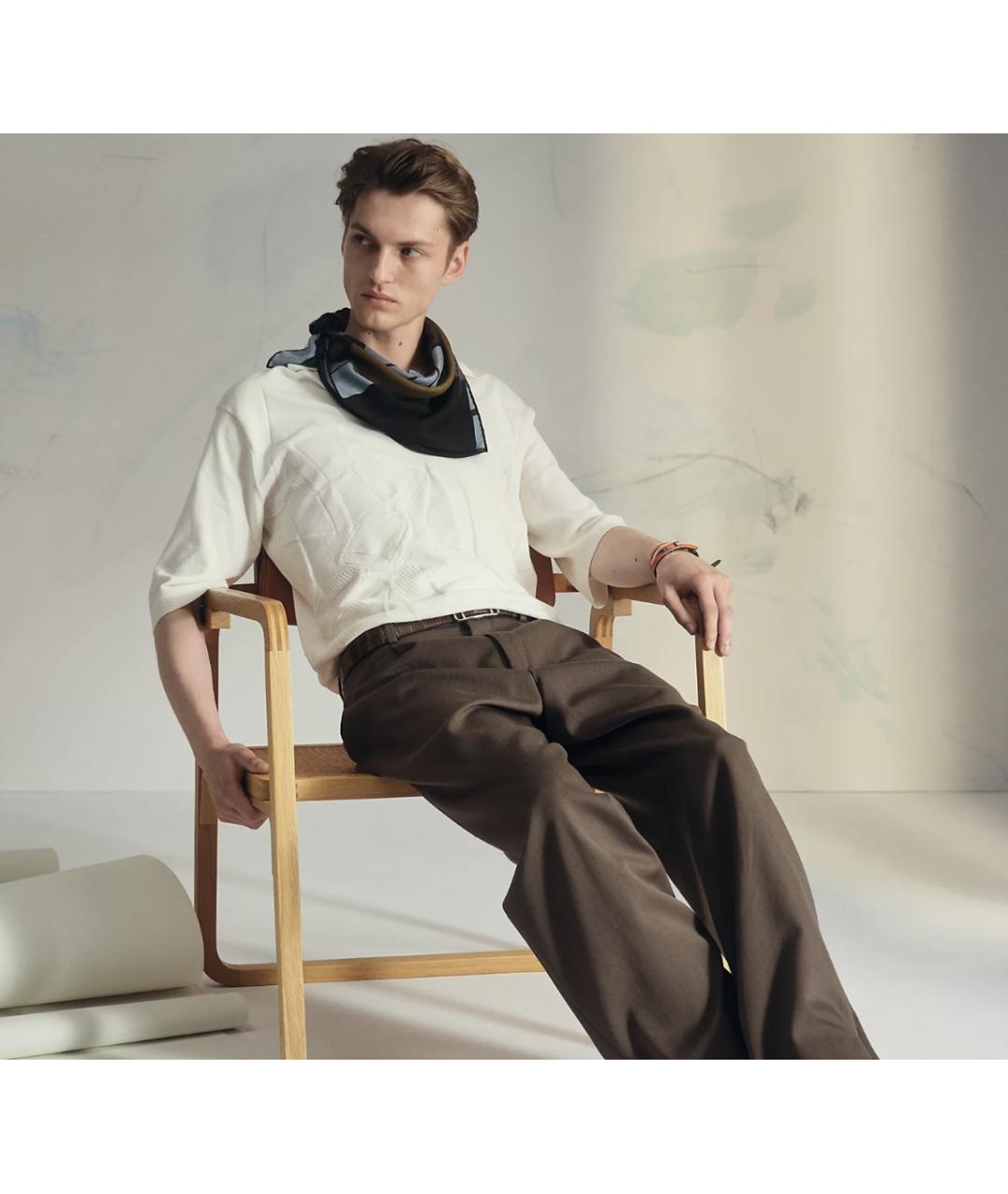 HERMES Мульти кашемировый шарф, фото 3