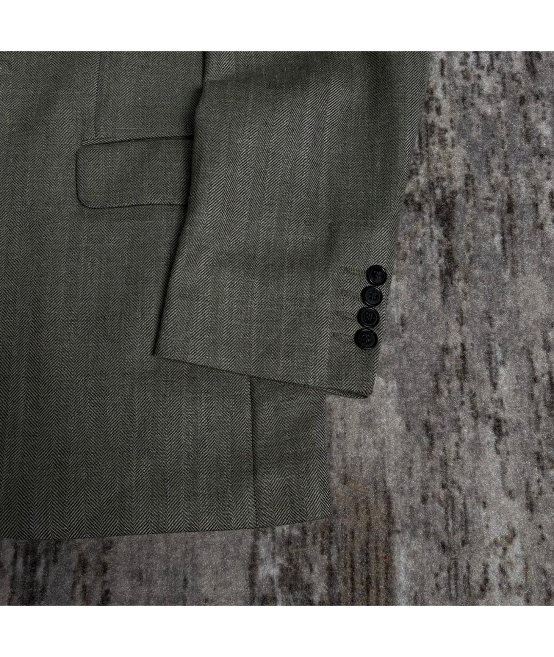 BARBOUR Серый шерстяной пиджак, фото 3
