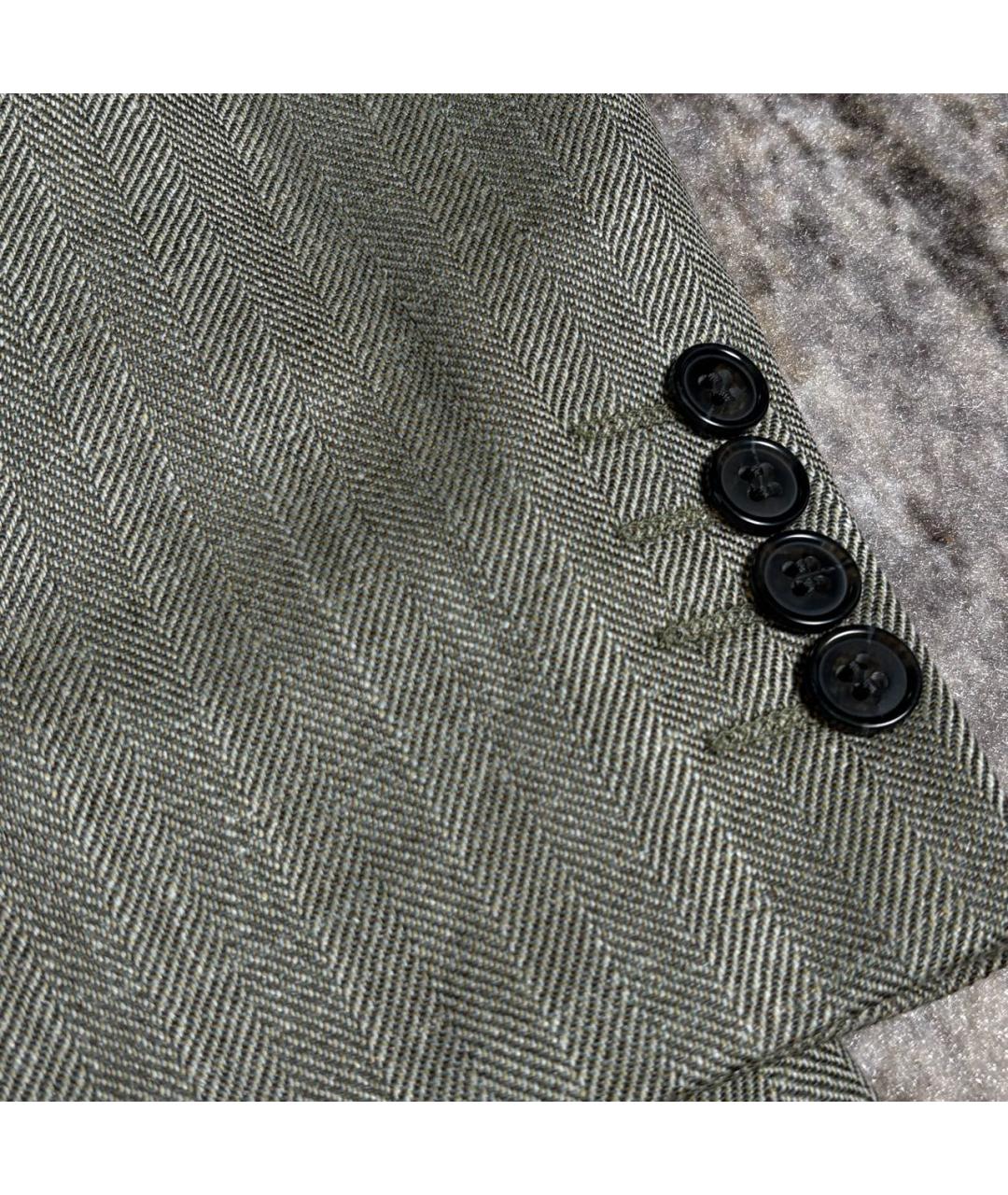 BARBOUR Серый шерстяной пиджак, фото 4