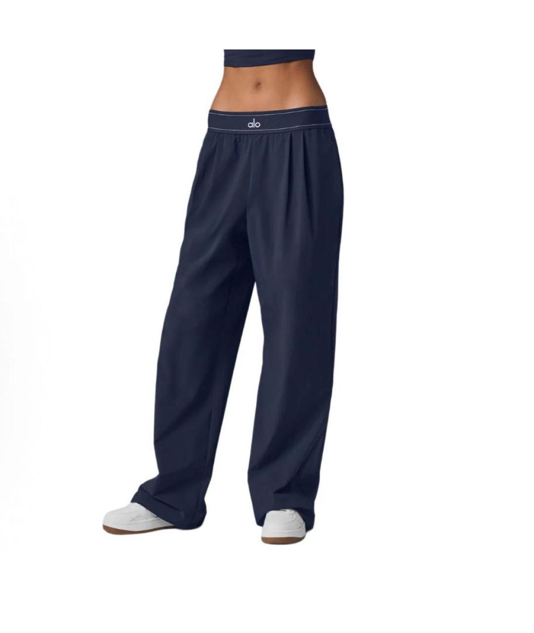 ALO YOGA Темно-синие спортивные брюки и шорты, фото 2