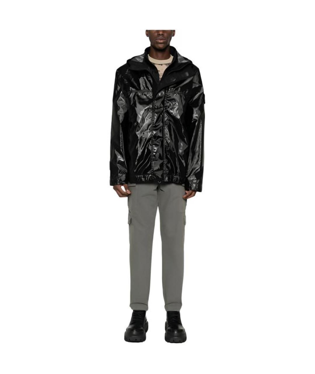 STONE ISLAND Черная куртка, фото 2