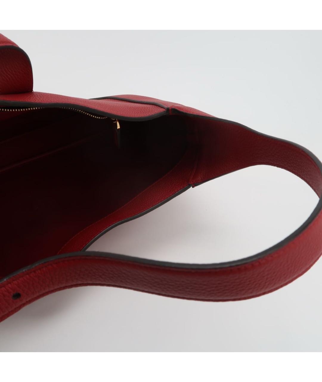 GUCCI Красная кожаная сумка через плечо, фото 6