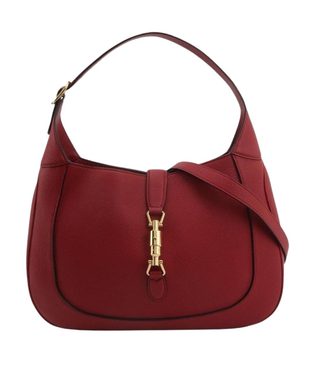 GUCCI Красная кожаная сумка через плечо, фото 1