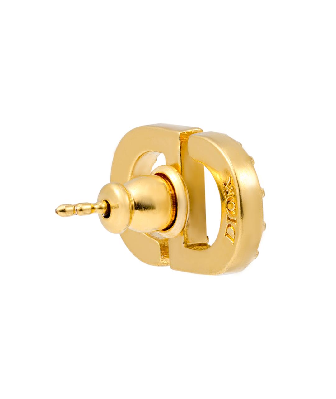 CHRISTIAN DIOR Золотые серьги, фото 4