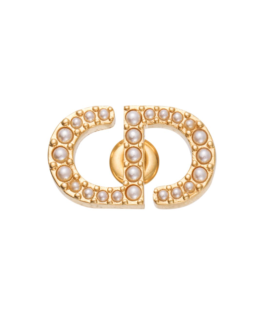 CHRISTIAN DIOR Золотые серьги, фото 2