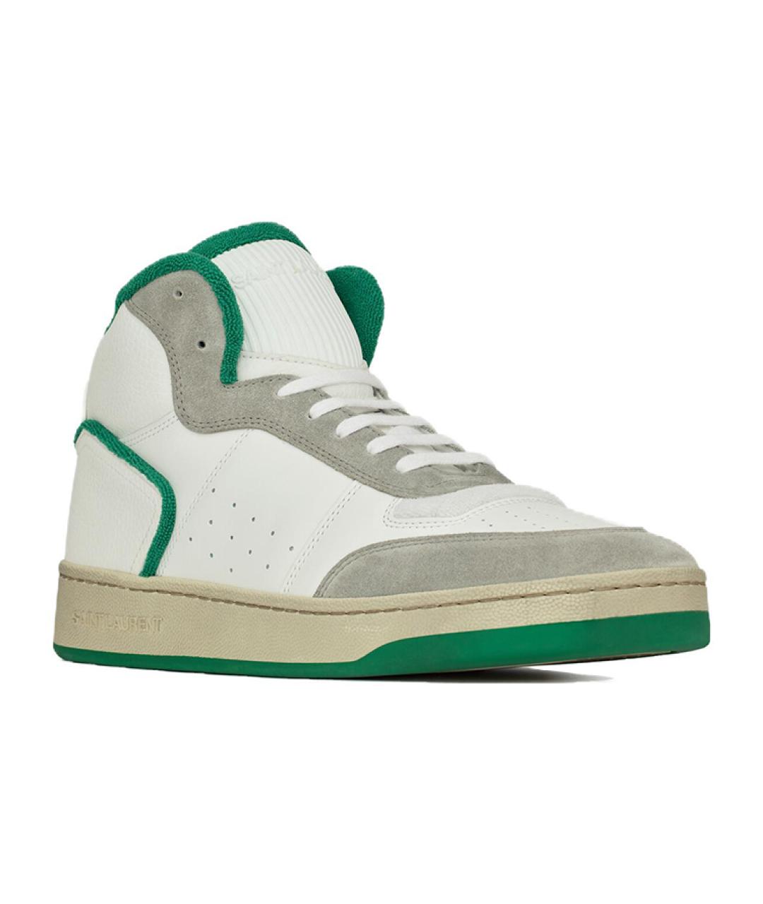 SAINT LAURENT Мульти кожаные низкие кроссовки / кеды, фото 3