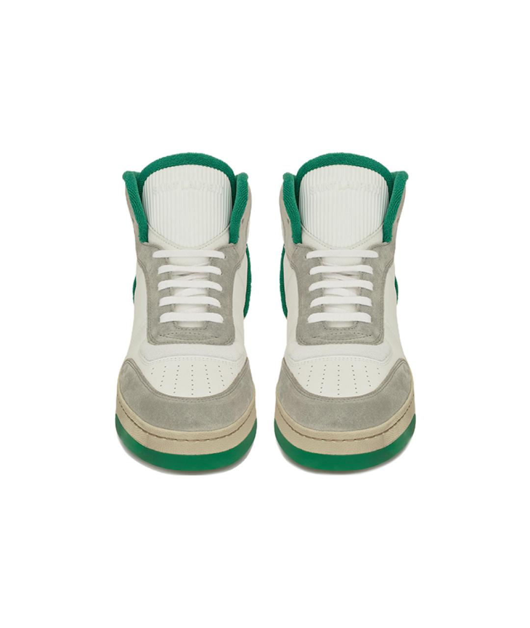 SAINT LAURENT Мульти кожаные низкие кроссовки / кеды, фото 4