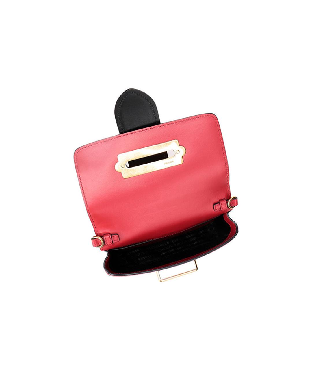PRADA Красная кожаная поясная сумка, фото 5
