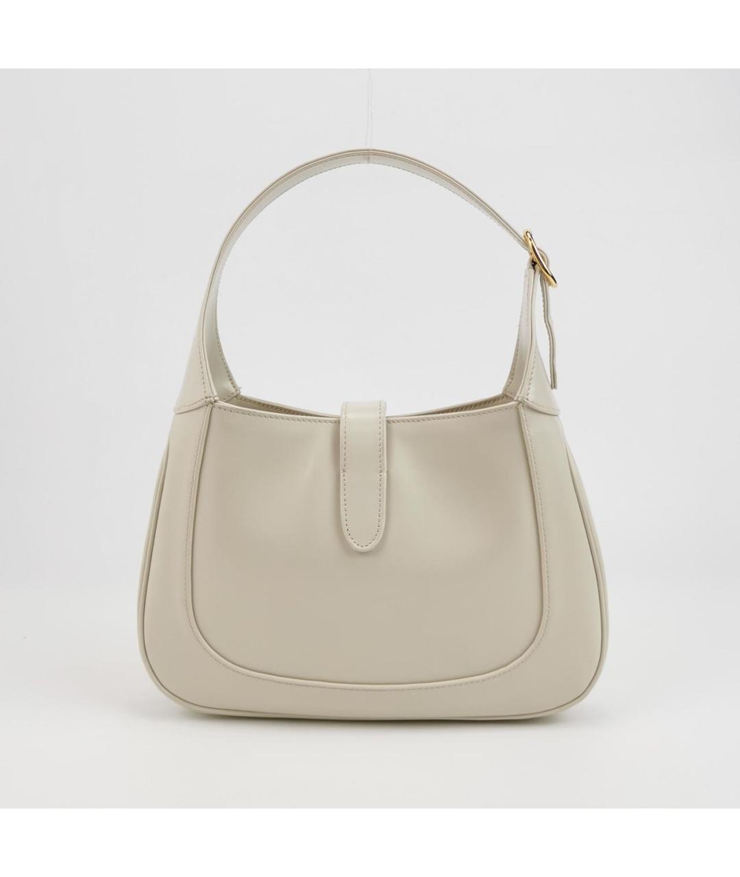 GUCCI Белая кожаная сумка через плечо, фото 4