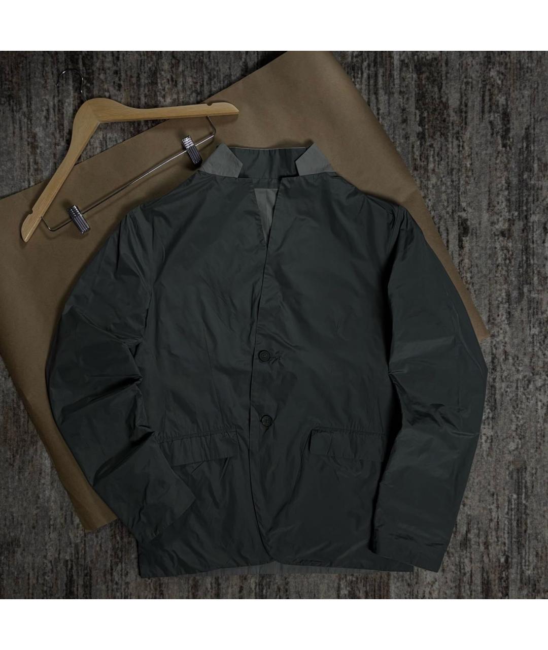 JIL SANDER Серый хлопковый пиджак, фото 4