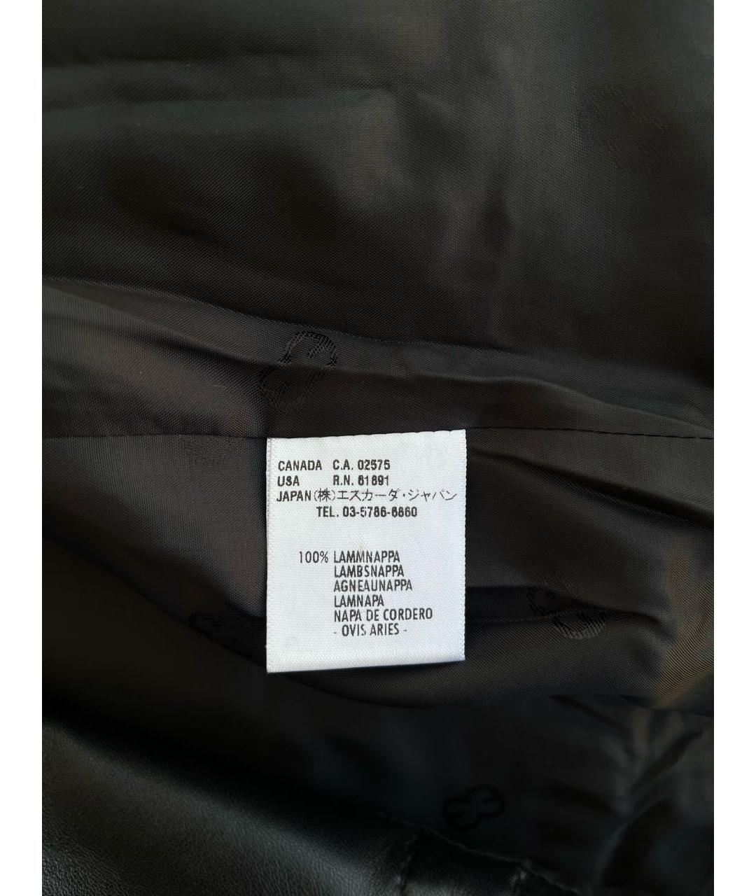 ESCADA Черная кожаная куртка, фото 6