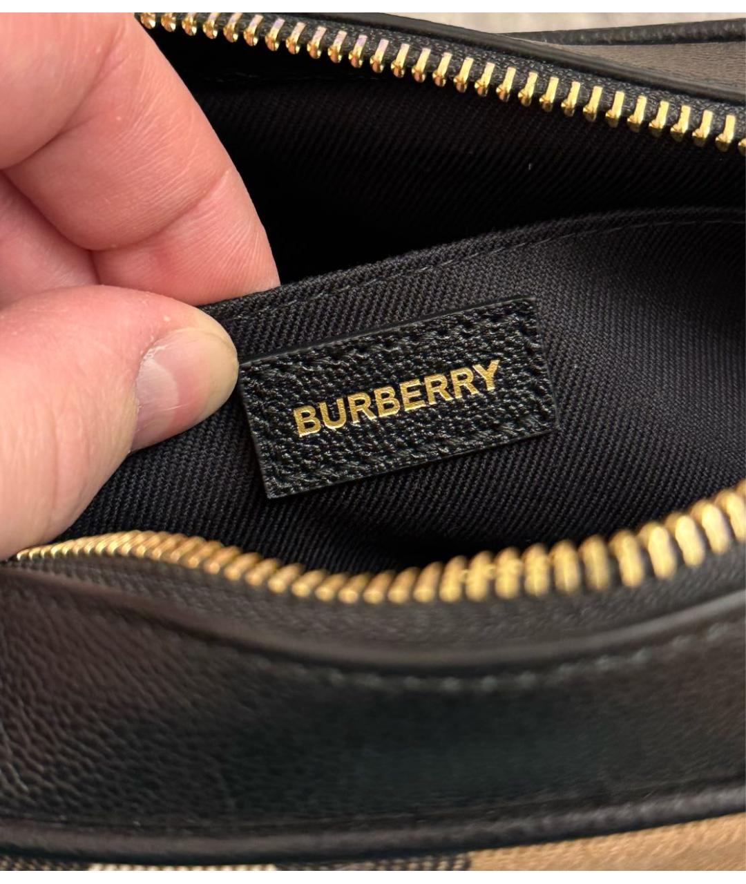 BURBERRY Коричневая сумка через плечо, фото 7
