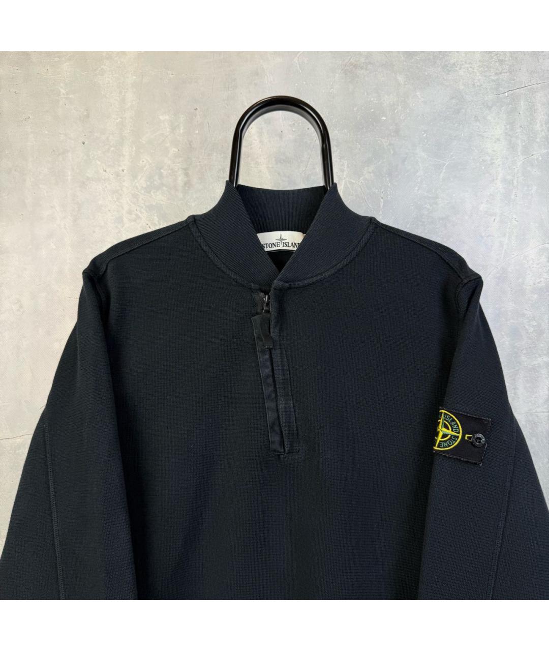 STONE ISLAND Темно-синий джемпер / свитер, фото 2