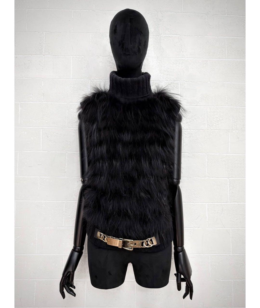 GUCCI Черный шерстяной жилет, фото 4