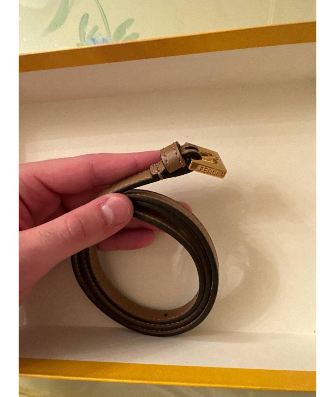 FENDI Коричневая сумка через плечо, фото 6