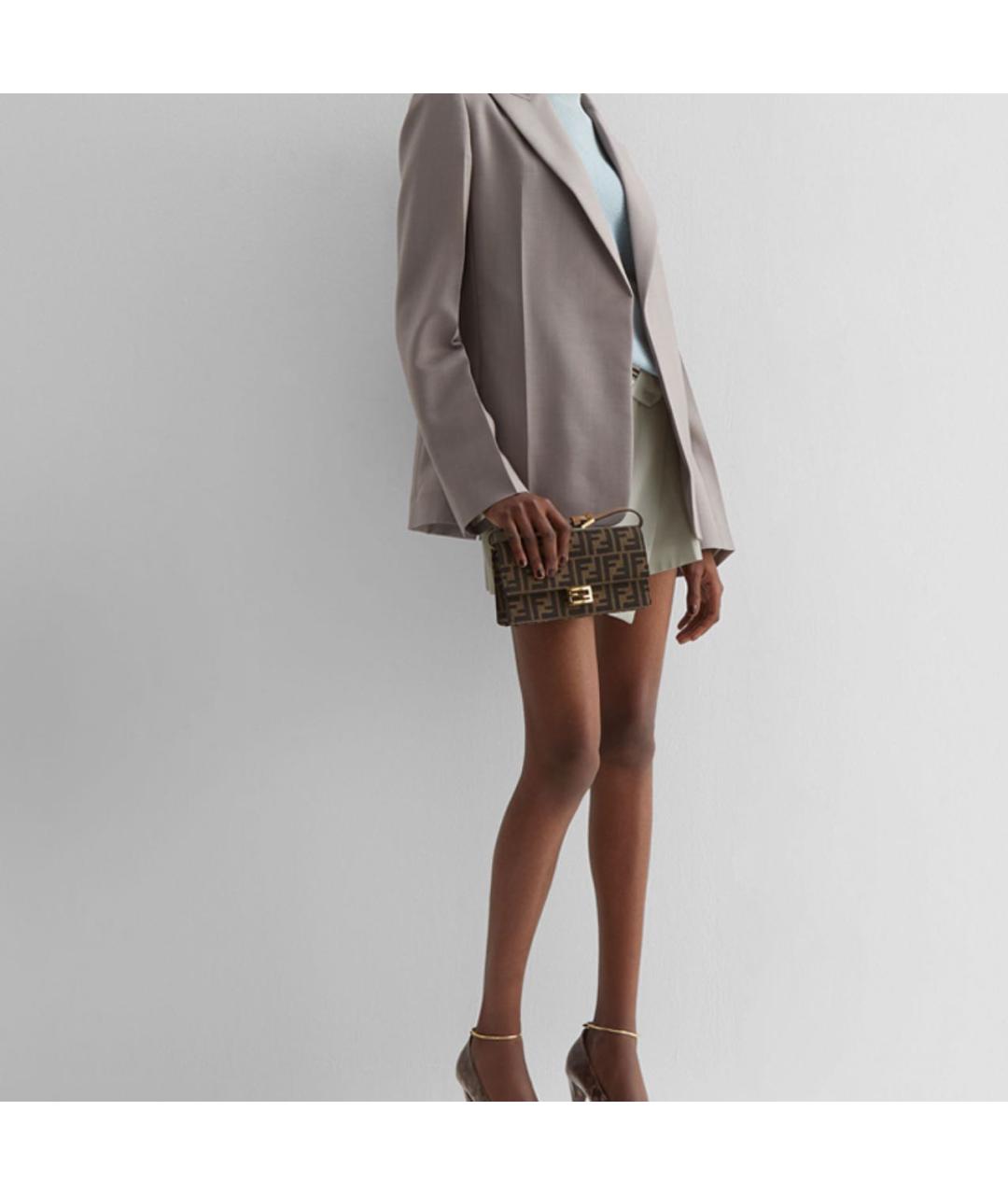 FENDI Коричневая сумка через плечо, фото 7