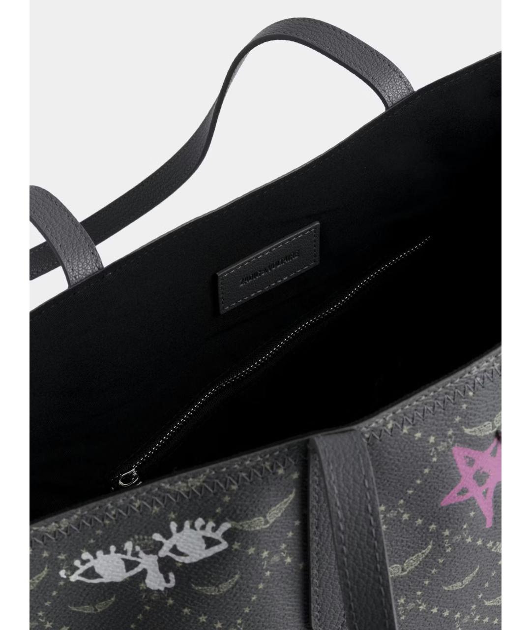 ZADIG & VOLTAIRE Зеленая сумка тоут из искусственной кожи, фото 5