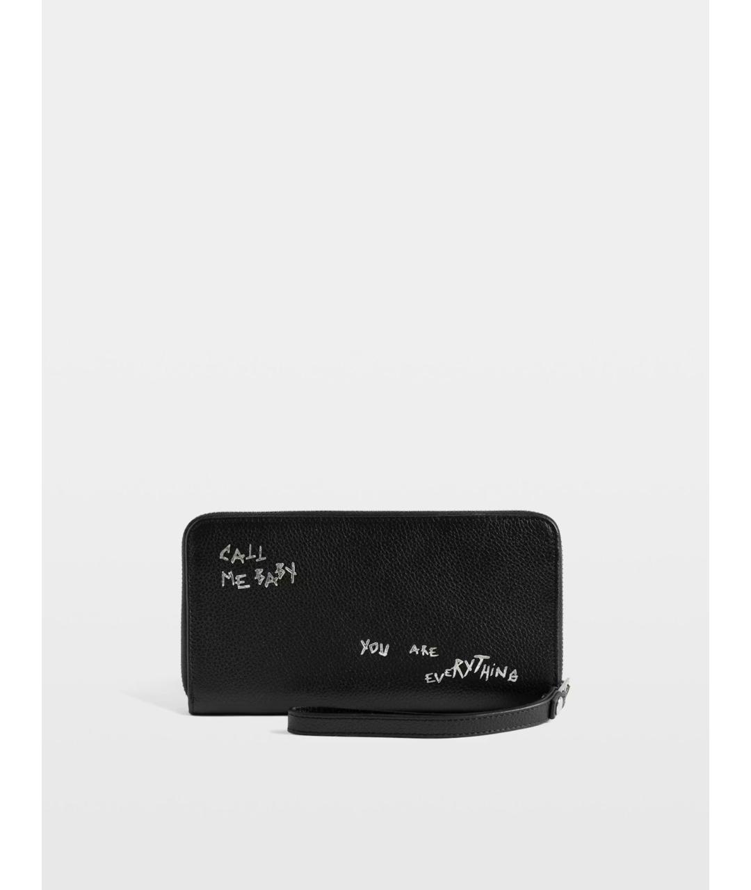 ZADIG & VOLTAIRE Черный кожаный кошелек, фото 2