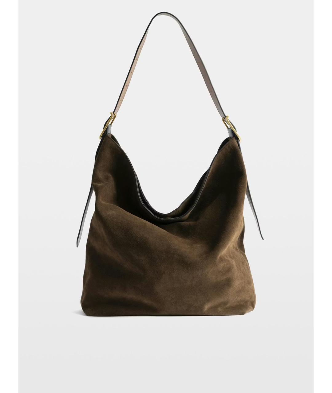 ZADIG & VOLTAIRE Коричневая кожаная сумка через плечо, фото 4