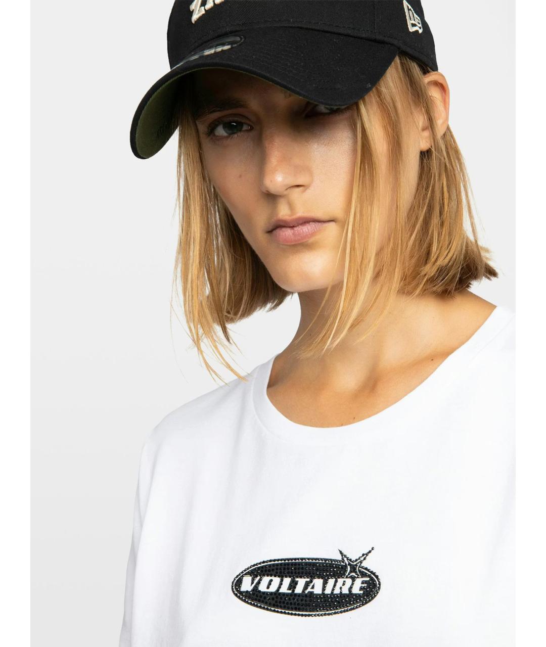 ZADIG & VOLTAIRE Белая хлопковая футболка, фото 8