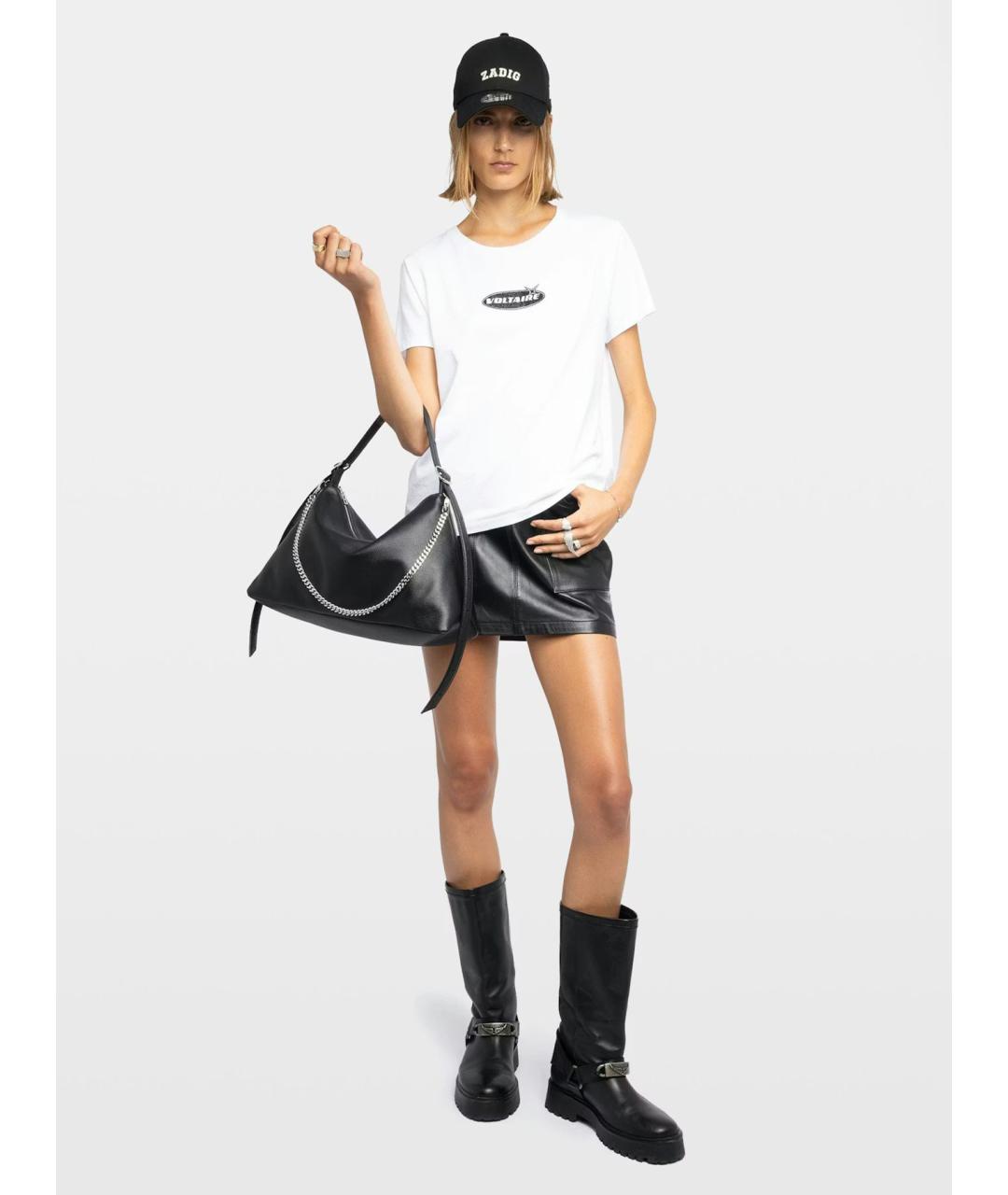 ZADIG & VOLTAIRE Белая хлопковая футболка, фото 4