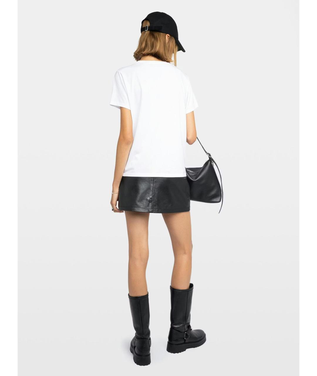 ZADIG & VOLTAIRE Белая хлопковая футболка, фото 3