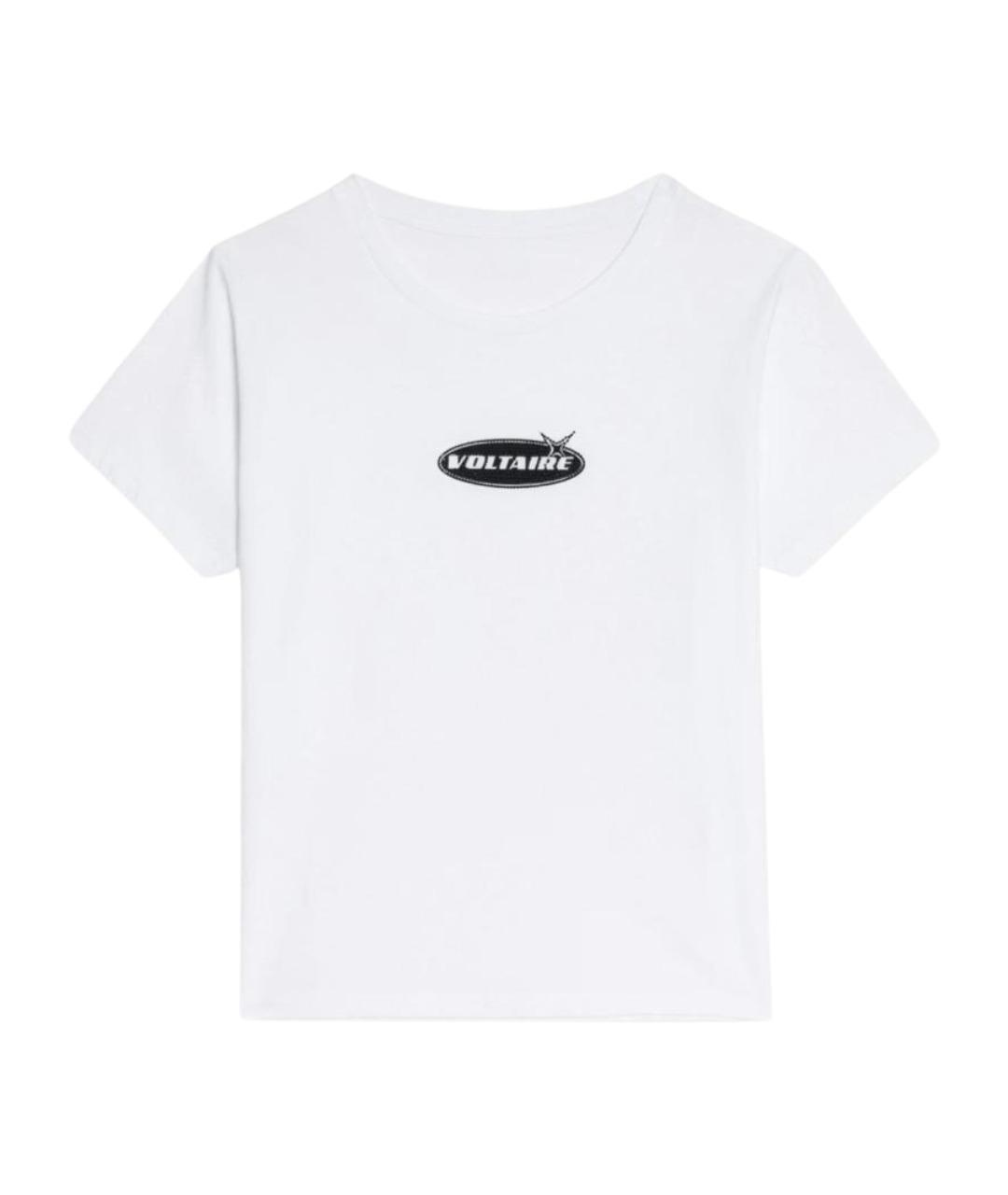ZADIG & VOLTAIRE Белая хлопковая футболка, фото 1
