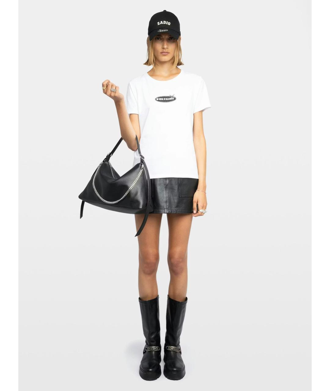 ZADIG & VOLTAIRE Белая хлопковая футболка, фото 2