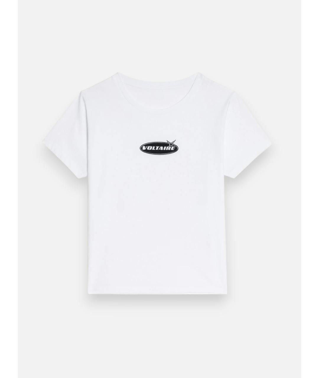 ZADIG & VOLTAIRE Белая хлопковая футболка, фото 9