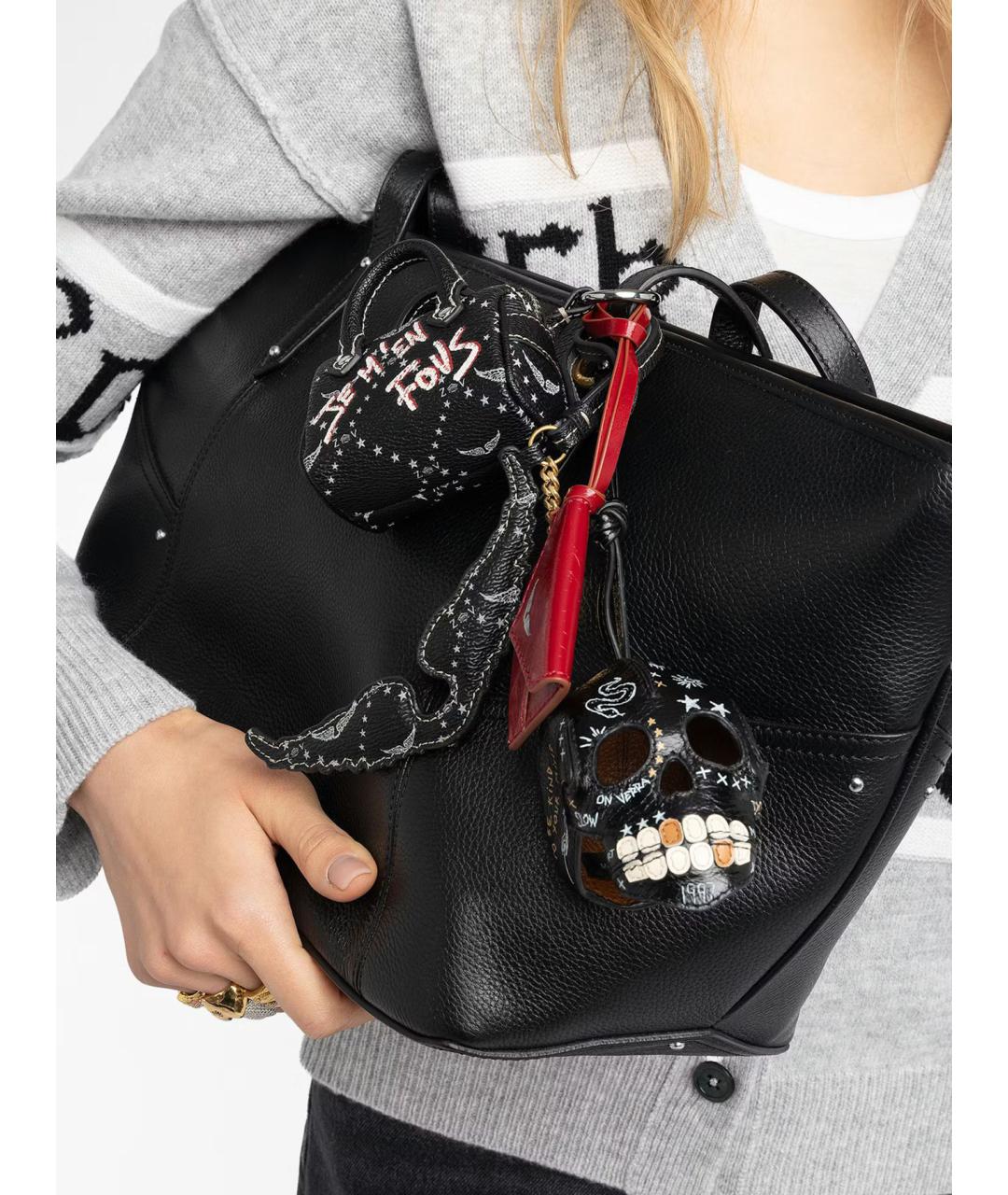 ZADIG & VOLTAIRE Черный брелок, фото 2