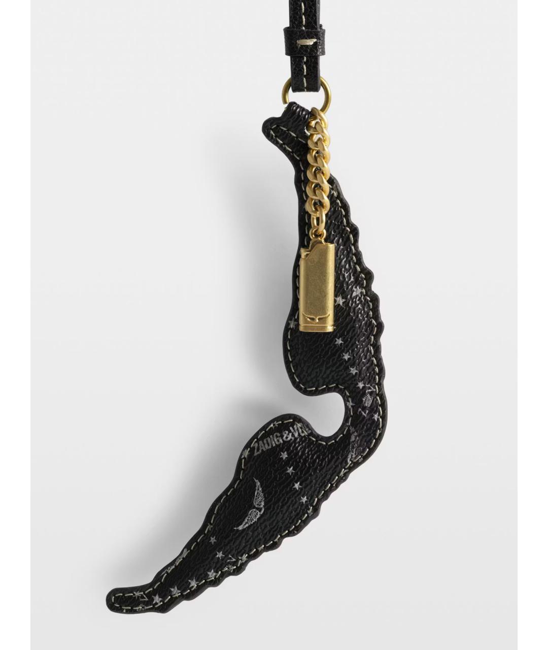 ZADIG & VOLTAIRE Черный брелок, фото 4