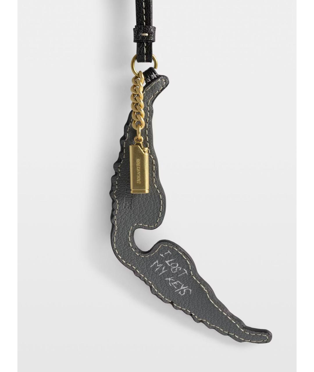 ZADIG & VOLTAIRE Черный брелок, фото 5