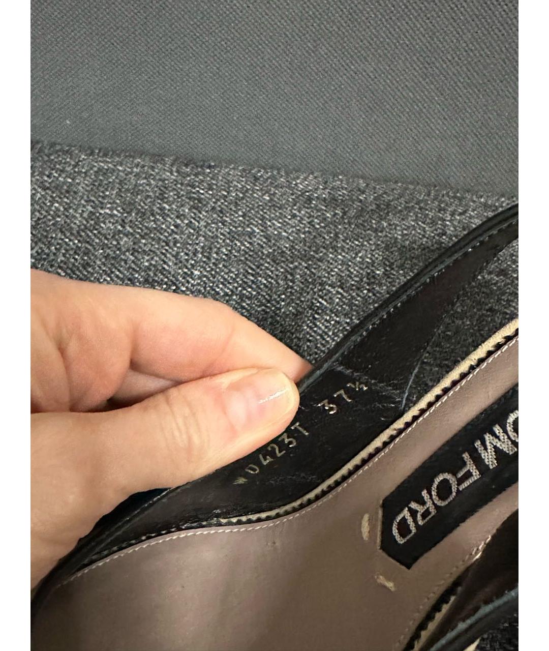 TOM FORD Мульти замшевые туфли, фото 4