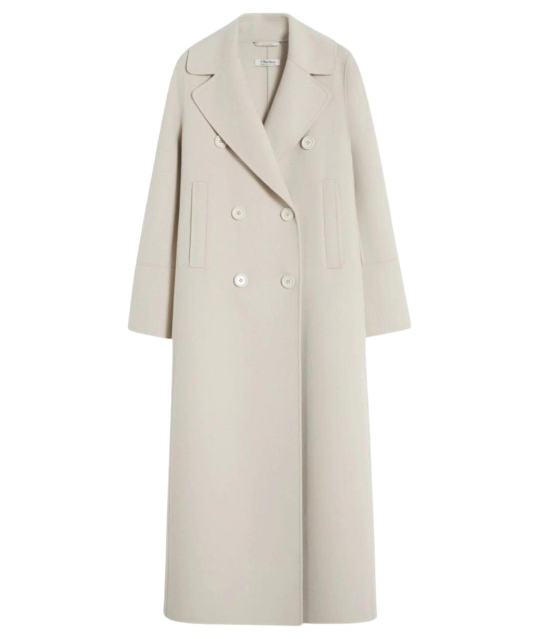 'S MAX MARA Бежевое шерстяное пальто, фото 1