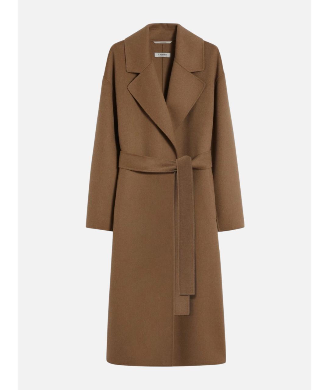 'S MAX MARA Зеленые шерстяное пальто, фото 5