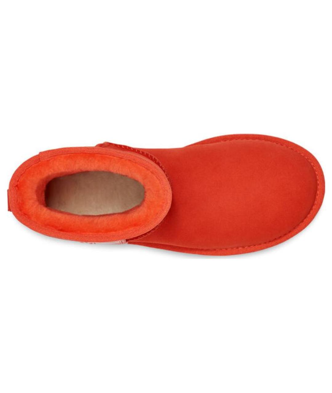 UGG AUSTRALIA Оранжевое нубуковые ботинки, фото 4