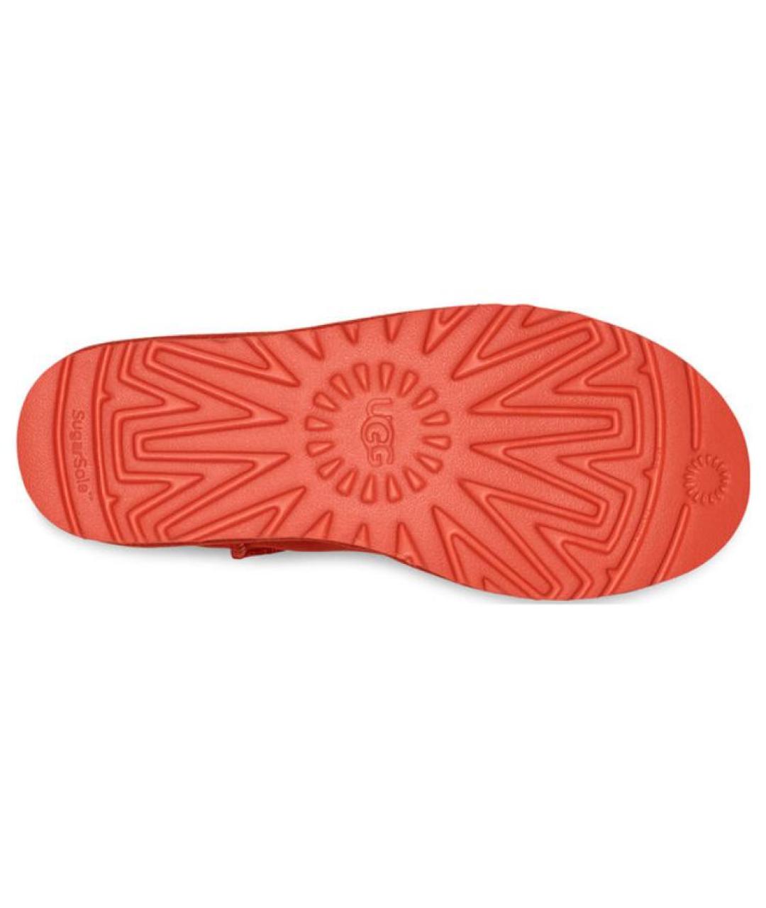 UGG AUSTRALIA Оранжевое нубуковые ботинки, фото 5