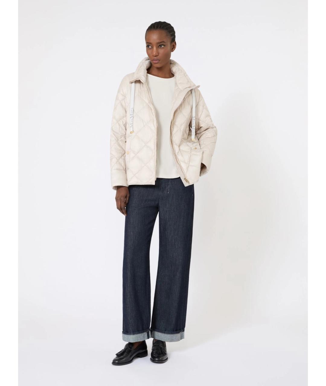 'S MAX MARA Бежевая вискозная футболка, фото 2