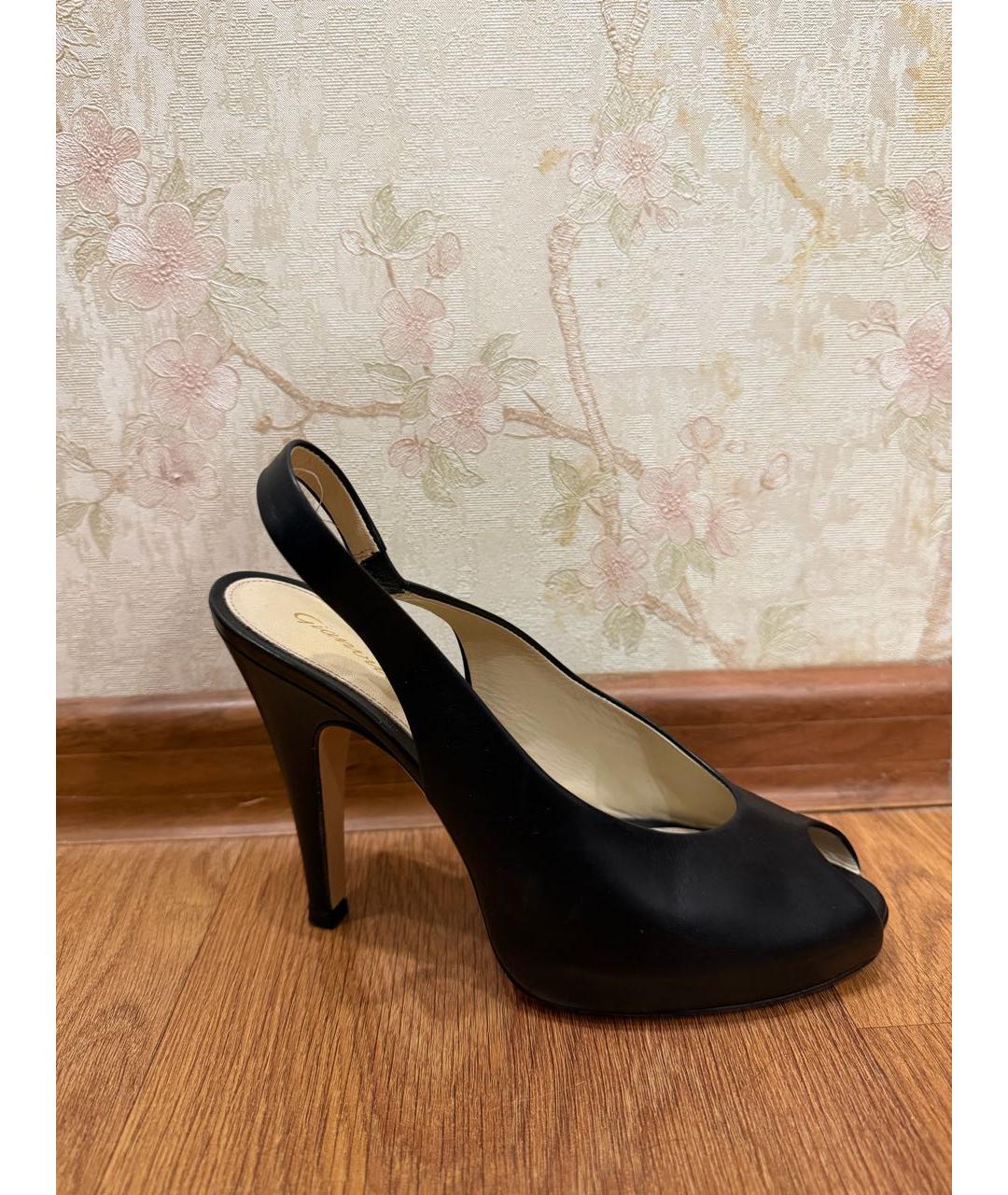 GIANVITO ROSSI Черные кожаные туфли, фото 9