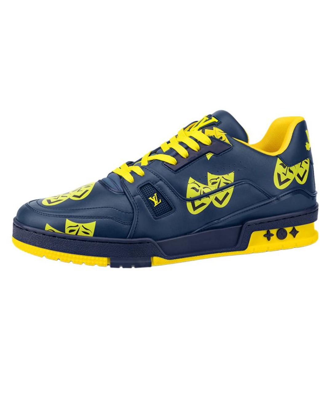 LOUIS VUITTON Мульти кожаные низкие кроссовки / кеды, фото 2