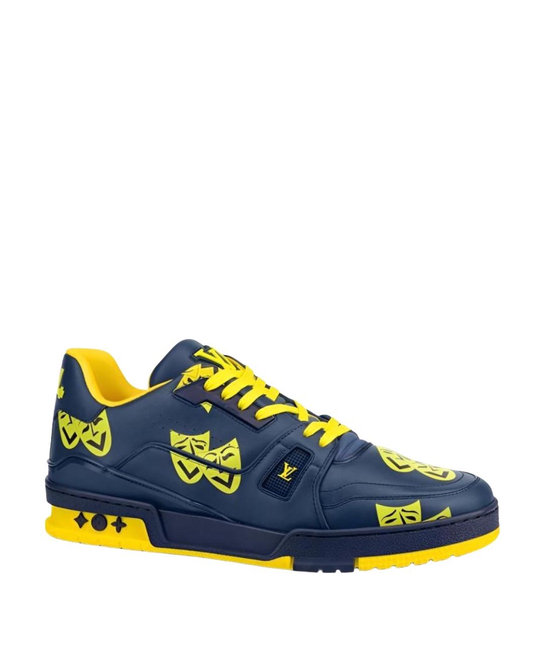 LOUIS VUITTON Мульти кожаные низкие кроссовки / кеды, фото 1