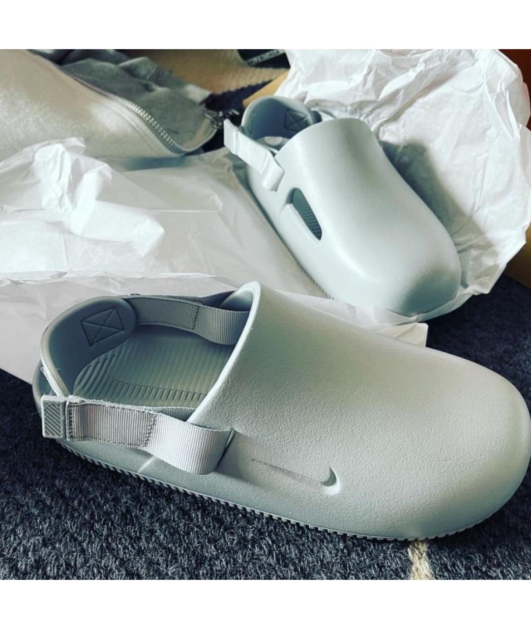 NIKE Серые сандалии, фото 5