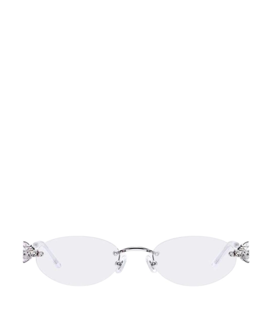 GENTLE MONSTER Серебряные металлические солнцезащитные очки, фото 1