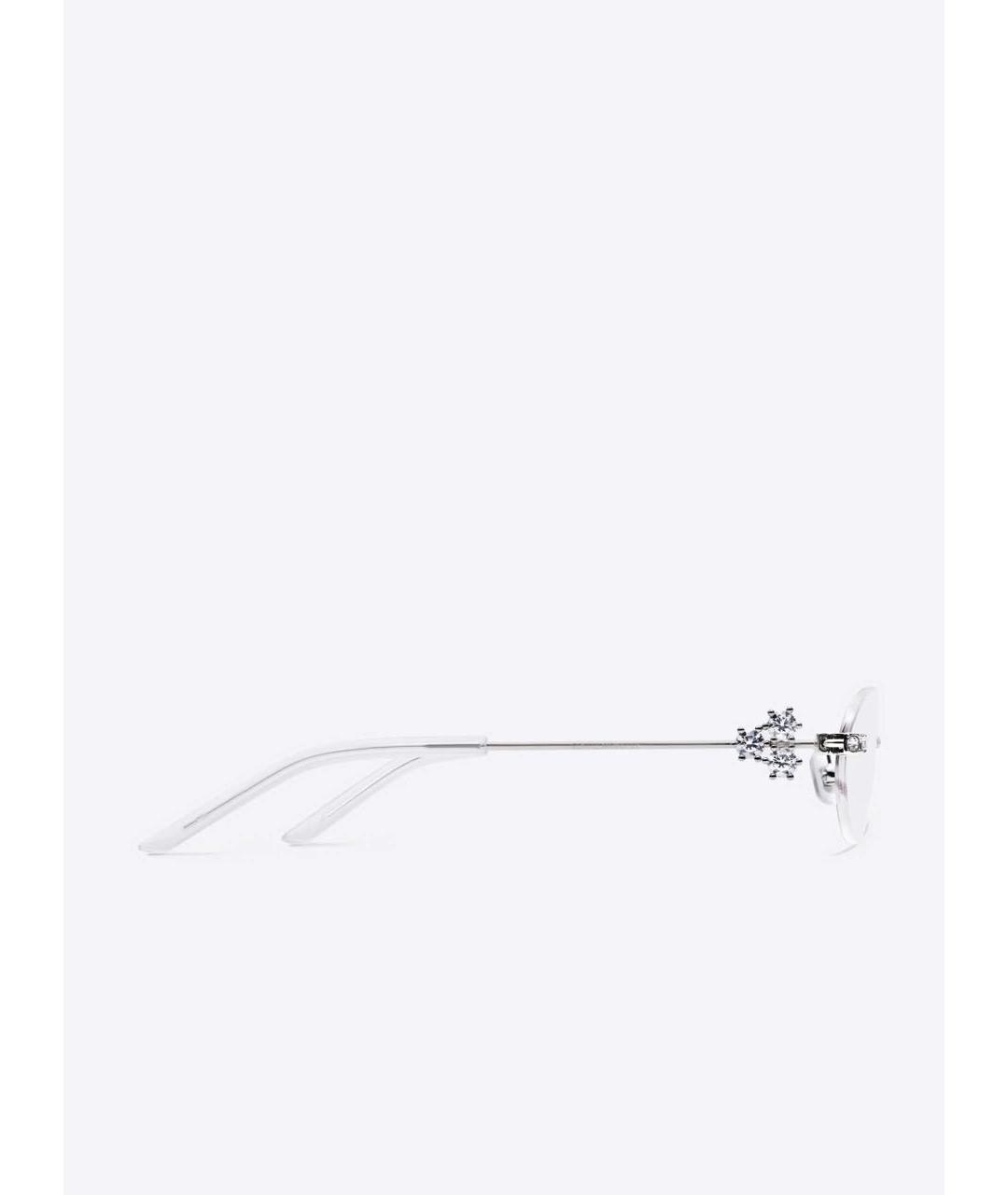 GENTLE MONSTER Серебряные металлические солнцезащитные очки, фото 3