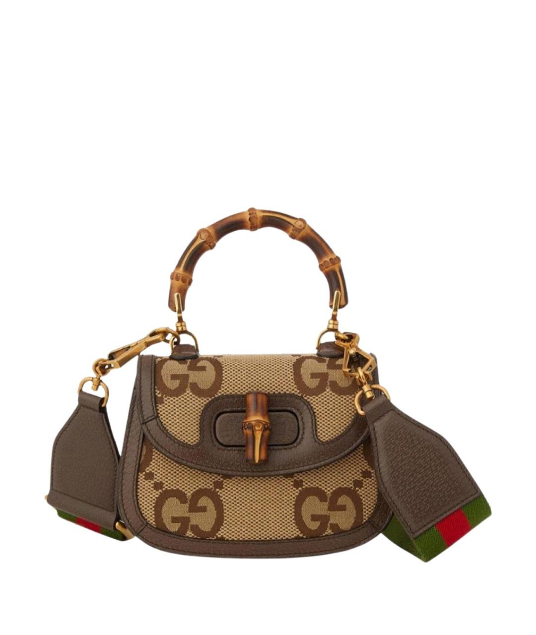 GUCCI Коричневая сумка через плечо, фото 1